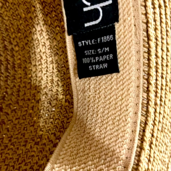 Epoch Straw Fedora Hat Size S/M EXC - Picture 4 of 6